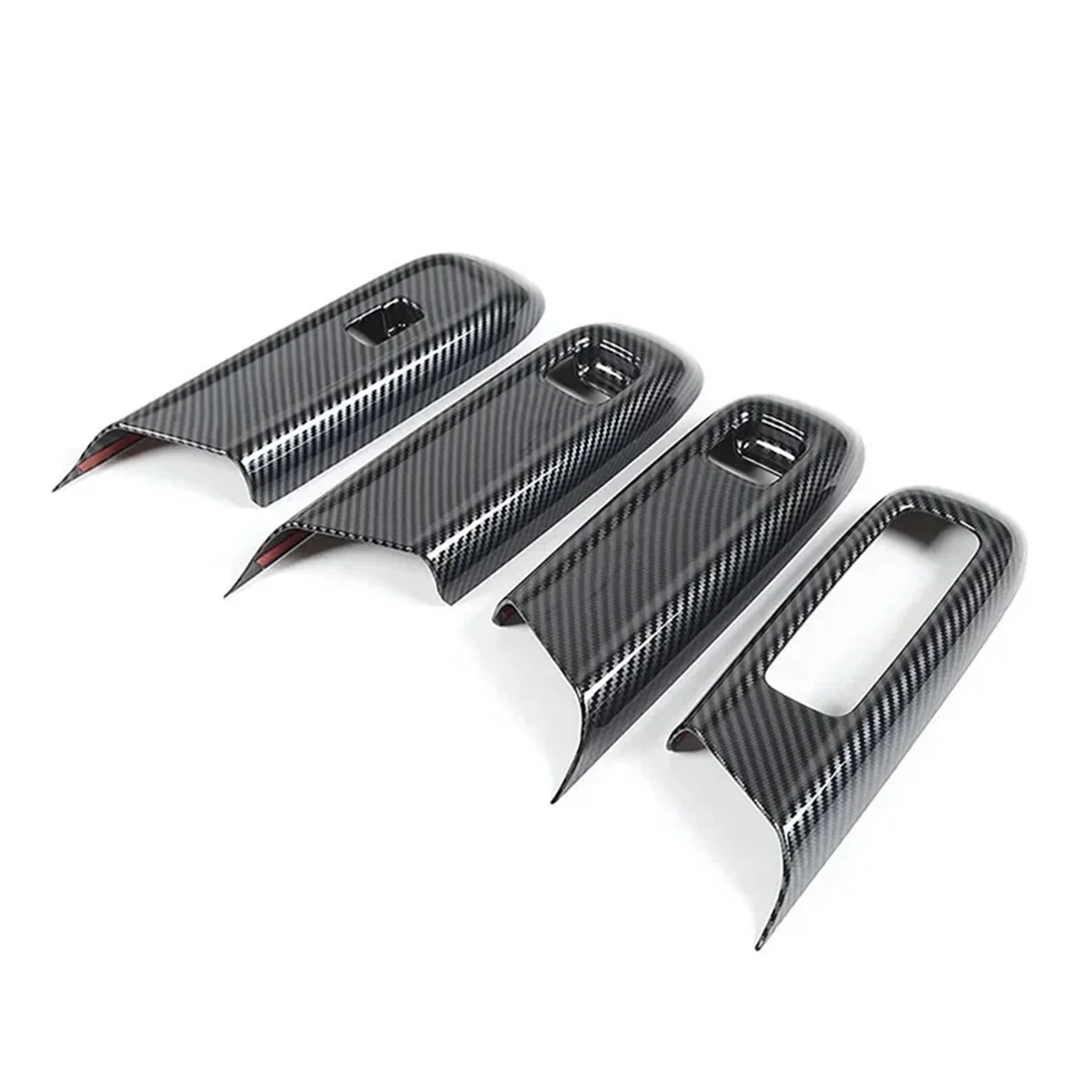 

Надежная рамка переключателя подъема оконного стекла, крышка Tirm для Mercedes Benz E Class W214 20224, аксессуары для интерьера, углеродное волокно-ABIQ