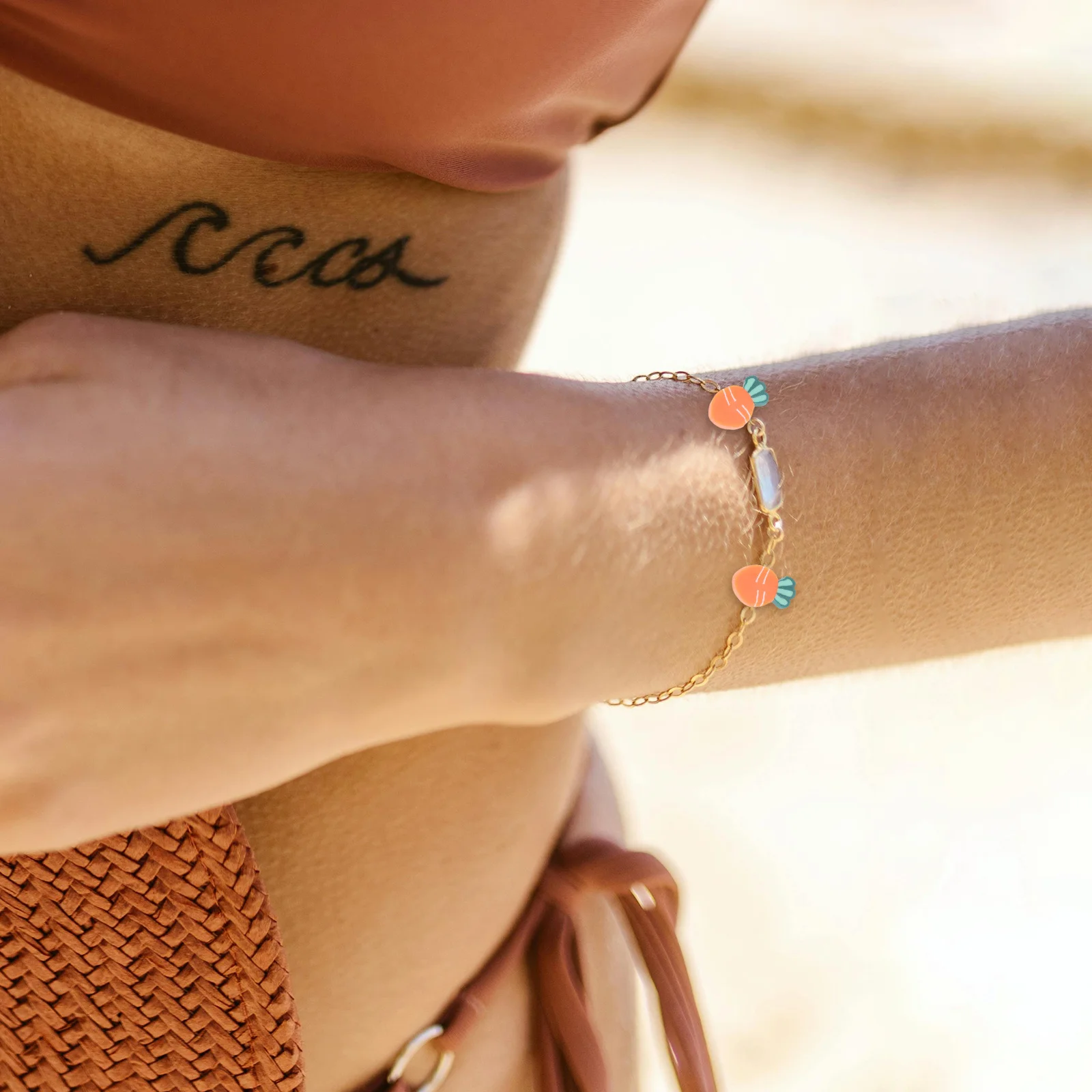 

100 шт., глиняные бусины с морковью, подвески, полимерные бусины-разделители «сделай сам», свободные для ожерелья, браслета, принадлежности для изготовления ювелирных изделий, наборы для бисера