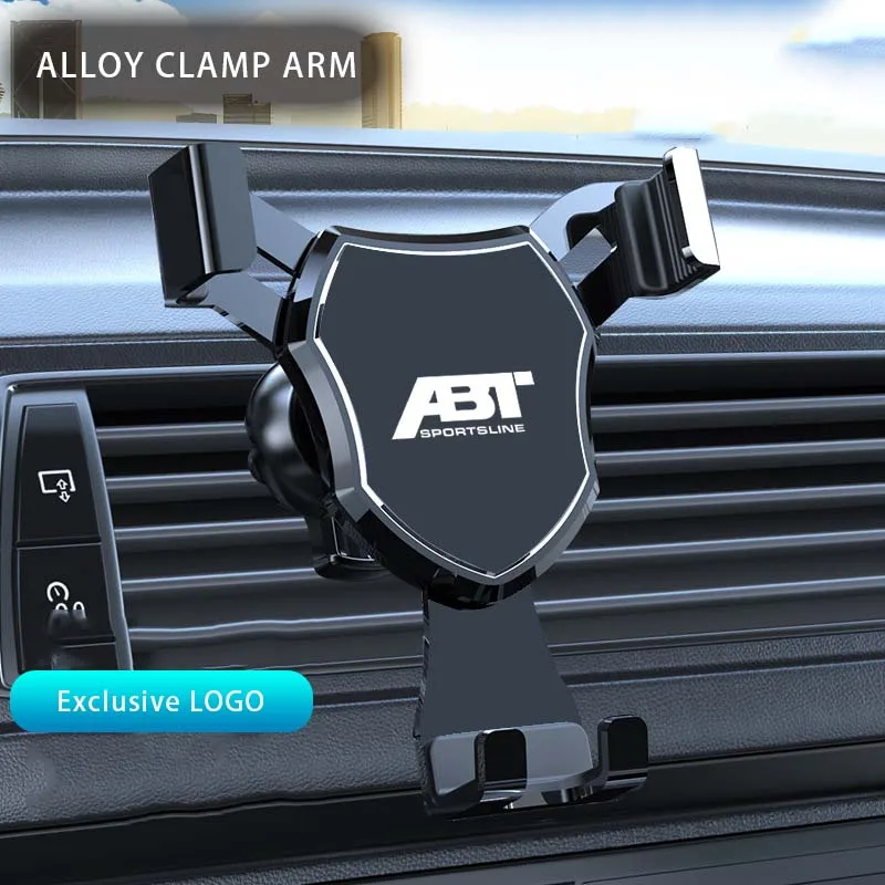 Автомобильный держатель для телефона с автоблокировкой, универсальный воздуховыпускной GPS Для ABT Audi A5 A9 A6 Q5 Q7 Q3 A3 RS5 RS6 RS7 S4 S5 S6 7, аксессуары 2024