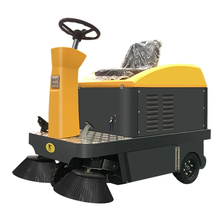 Best Price Ride on Electric Parking Lot Handy Floor Sweeper Machine with Dust Collector