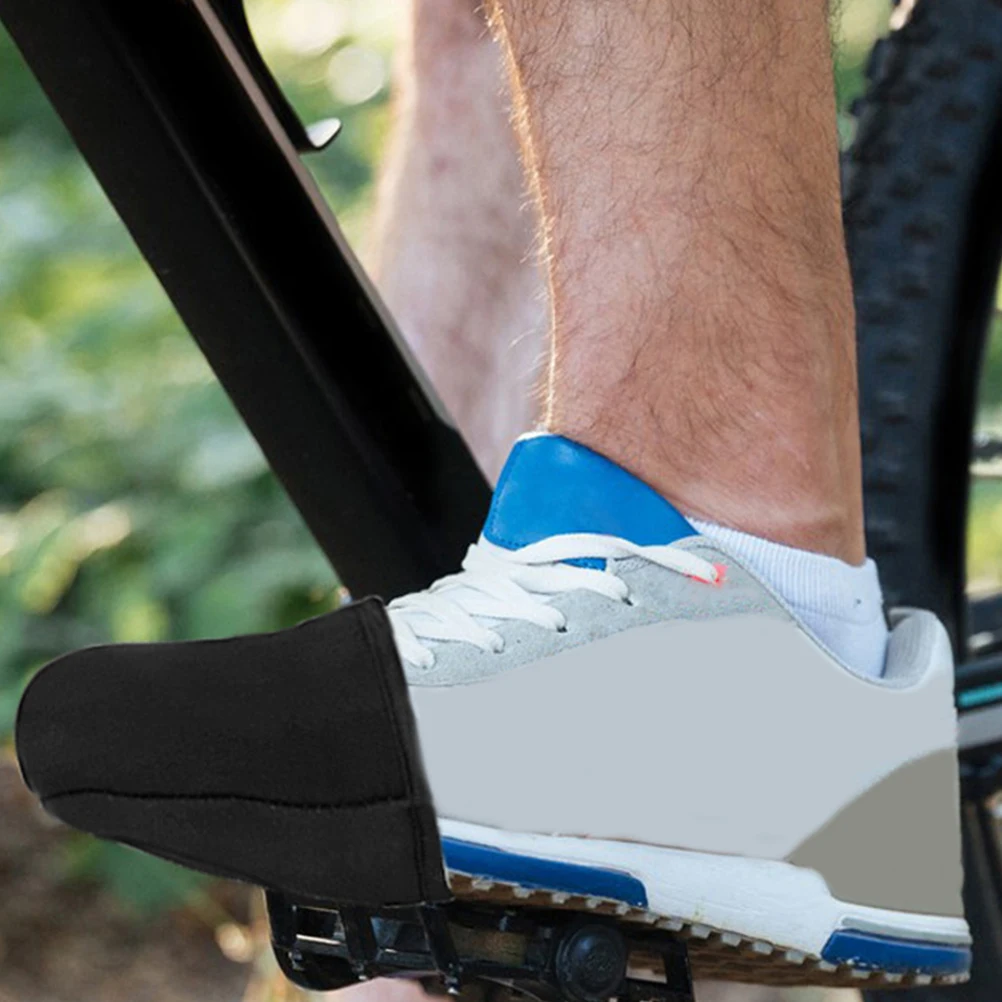 

Windproof and Warm Shoe Covers Cycling Reusable 18% Spandex Bicycle Overshoes Mountain Bike Accessories