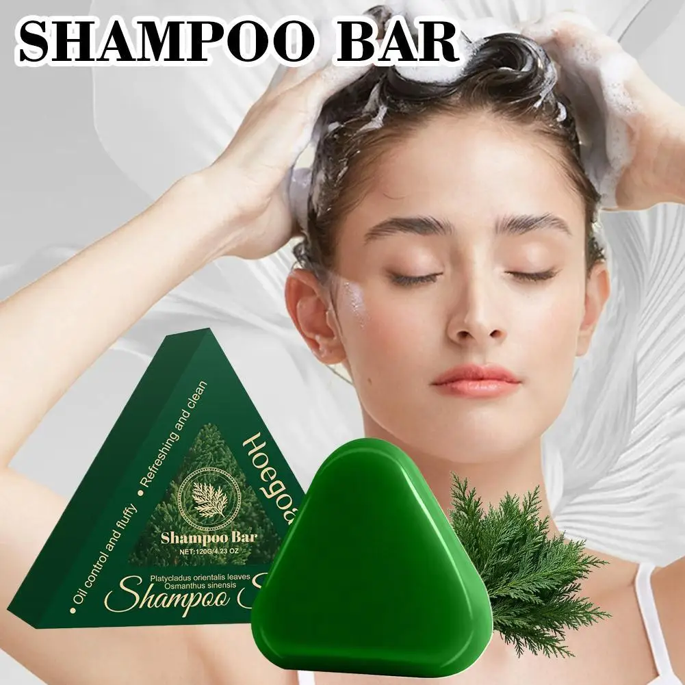 

Cypress Leaf Usman Grass Shampoo Soap Bar Strengthens Roots Controls Oil Itchy Scalp Relief Hair Smoothing Solid Shampoo 2026