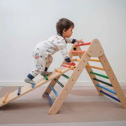 Climbing Triangle Ladder Triangulo Pickler Baby Toys Triangle Pickler Climbing Equipment