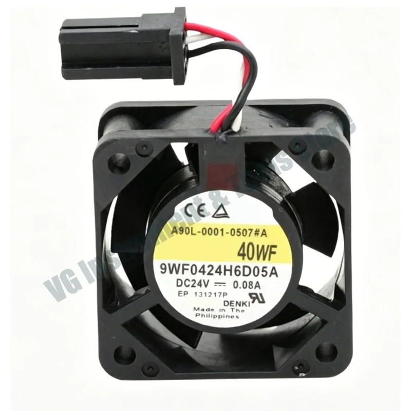 Neuer wasserdichter Lüfter für Sanyo 9WF0424H6D05A 24V 0,08A Langlebige Kühllösung für Server, Industriegeräte und Elektronik – Detail 1