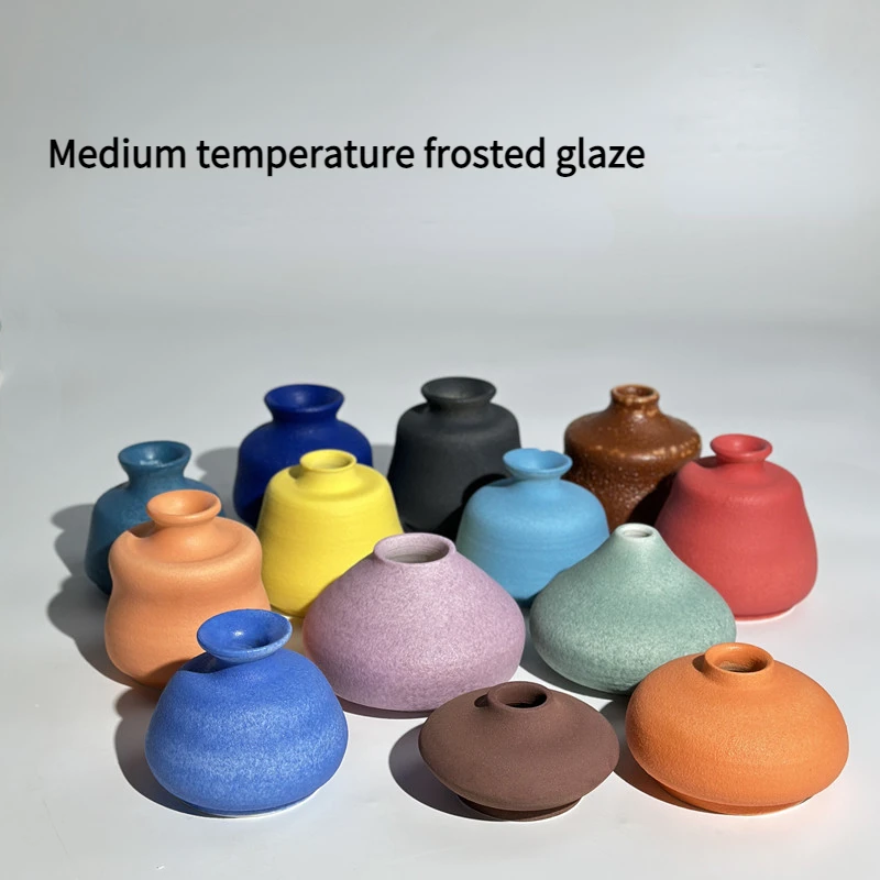 非光沢のあるオシャスグラーズ陶器、セラミックアート機器、中温度、電気キロツール、カラーリンググライズ