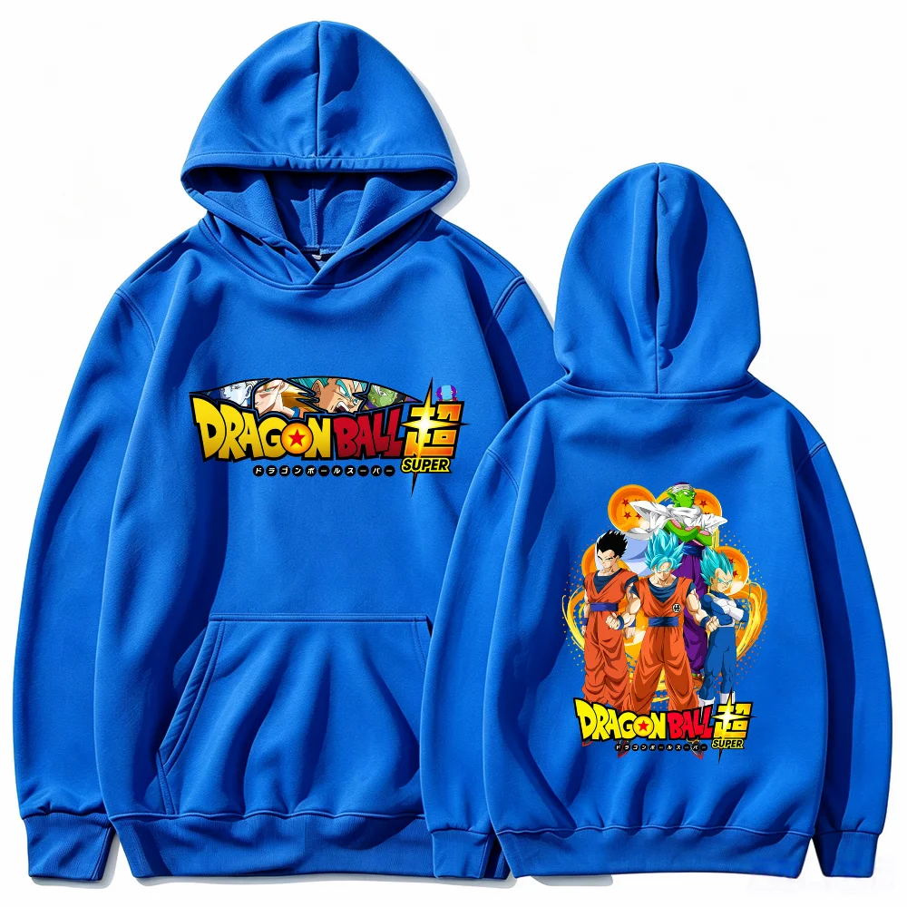 Dragon Ball Super Anime-Charakter-Print Hoodie Kinder Unisex Jungen Mädchen Pullover Kapuzenpullover Kinder Streetwear Oberteile