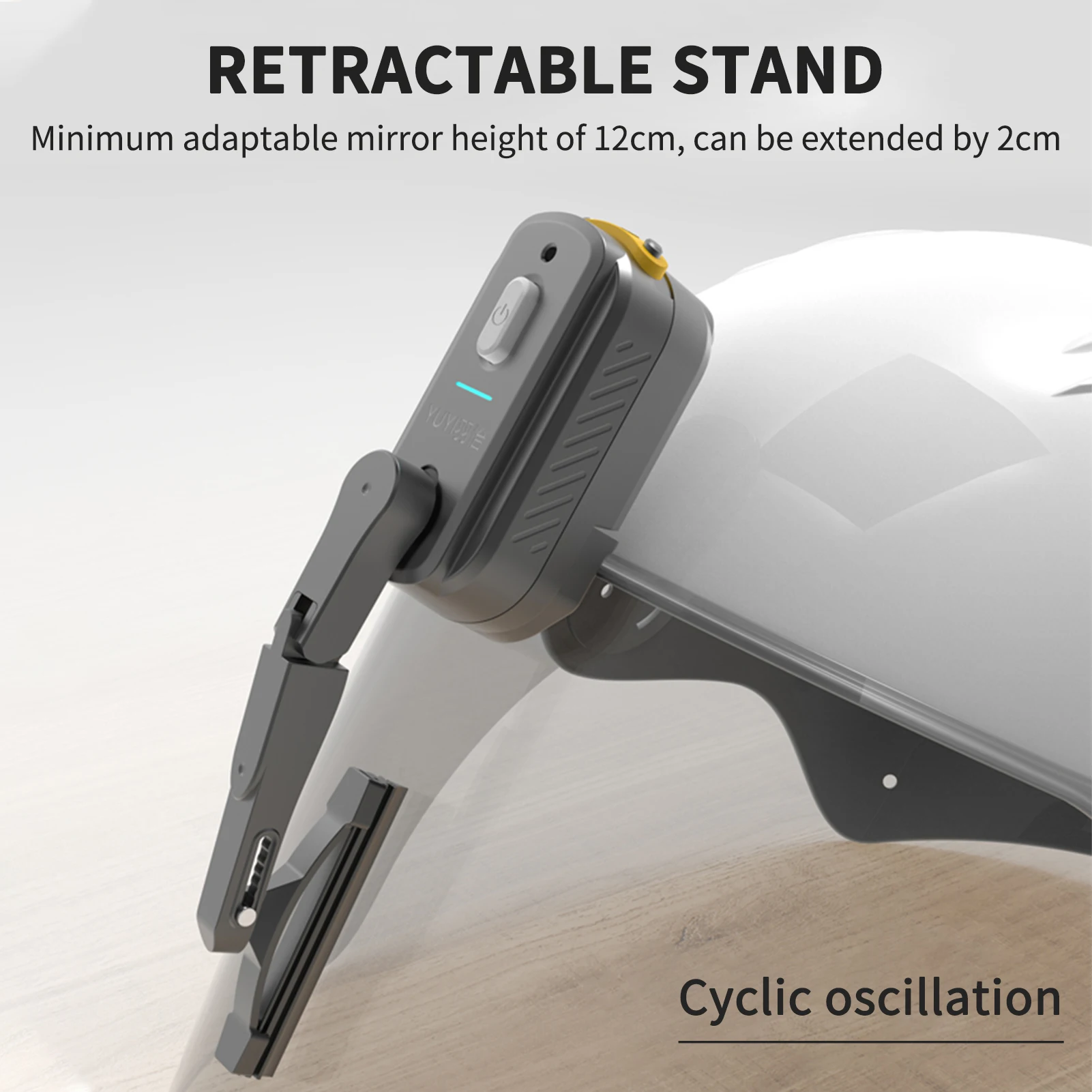 

Universal Waterproof Motorcycle Helmet Wiper Rechargeable Motorbike Helmet Windshield Wiper Compatible Most Visor Device Kit