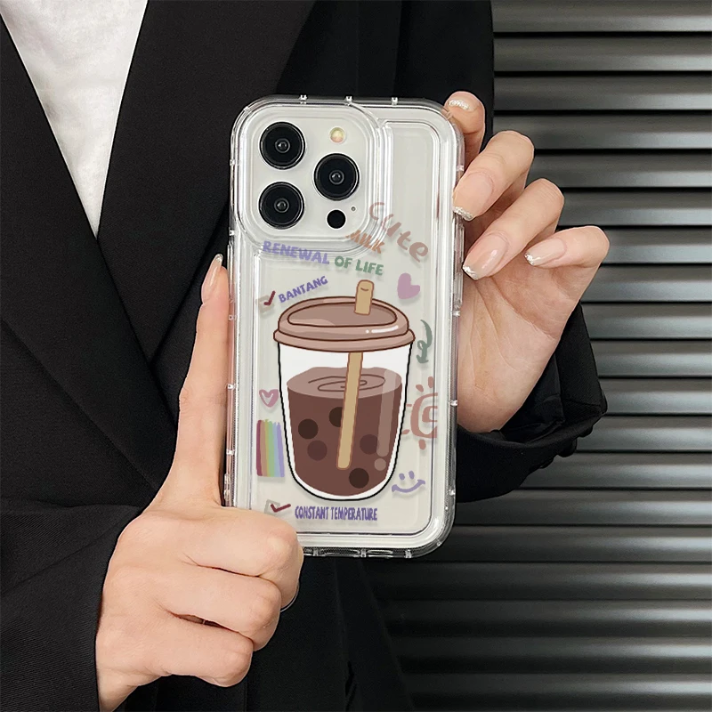 J2540 Fall Prevention Cushion Type For Samsung Galaxy A14 A34 A54 A52 A51 A72 A73 A12 A32 A23 A42 Case DIY Soft TPU Cover