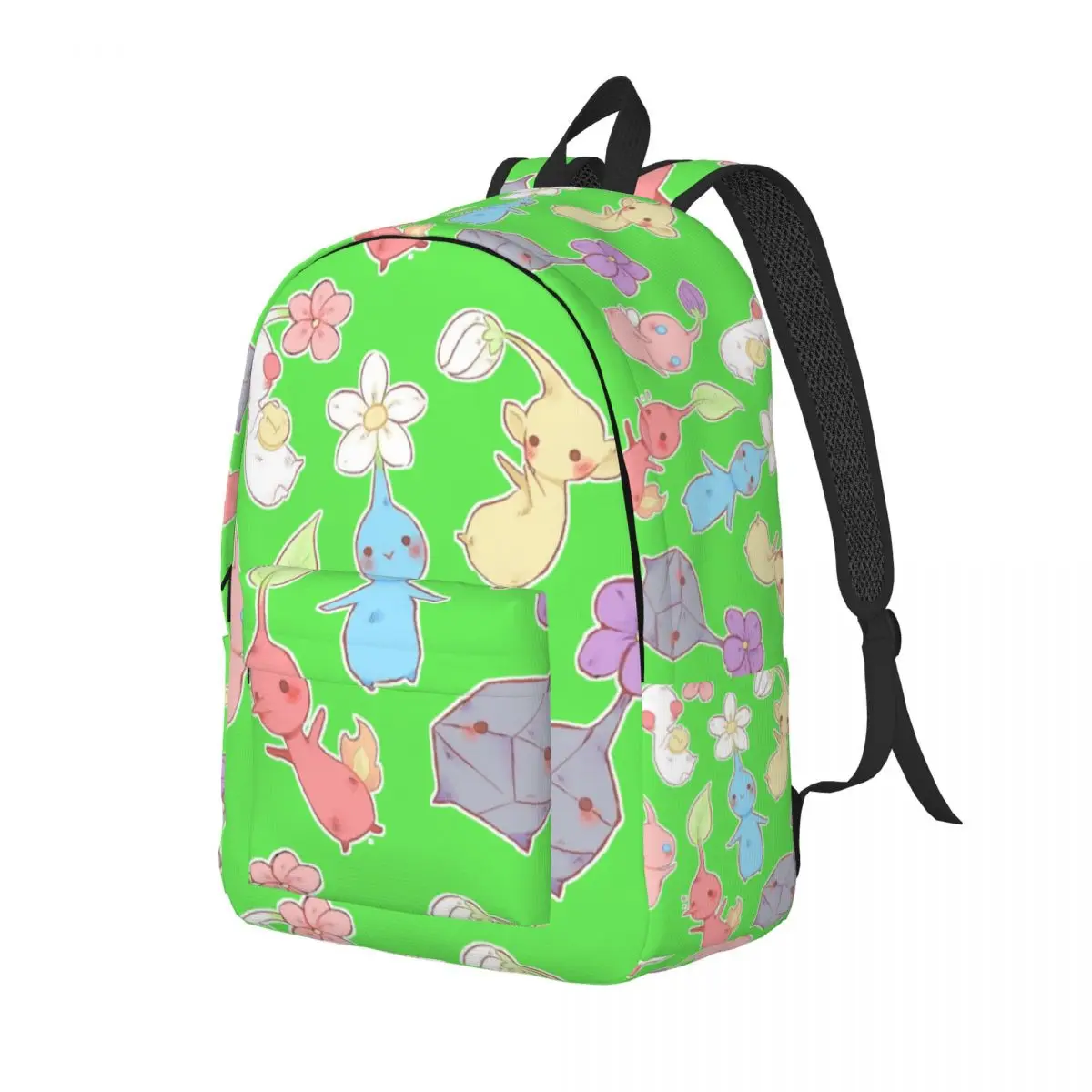 Mochila Padrão Pikmin, Sacos De Livro Do Estudante Do Ensino Médio, Mochila De Adolescentes, Esportes, Esportes