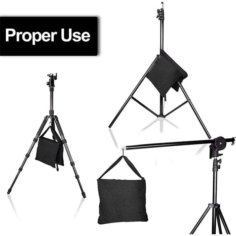 Sandbags Weight Bags for Photography Video Equipment Heavy Duty Saddlebag for Backdrop Stand Tripod Canopy Tent Umbrella Base