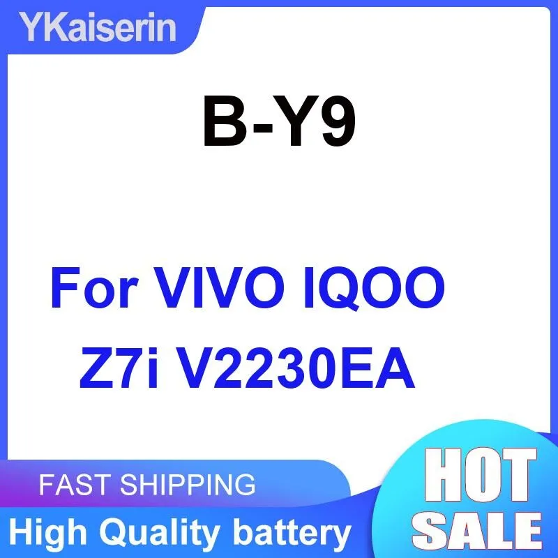 

B-Y9 5000Mah For Vivo Iqoo Z7i V2230EA Mobile Phone Battery Premium Replacement