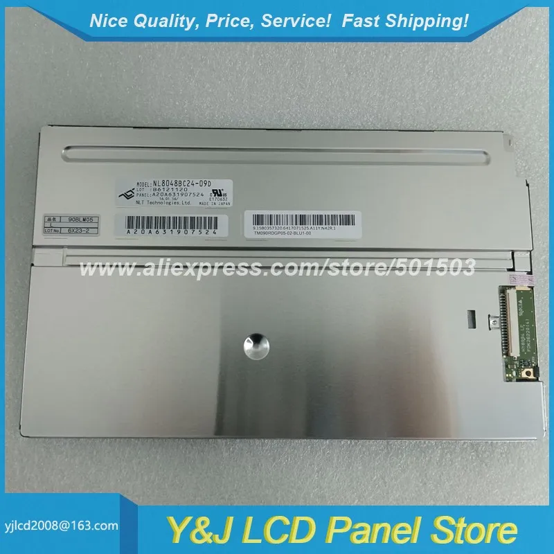 NL8048BC24-09 NL8048BC24-09D Schermo TFT-LCD da 9" 800*480