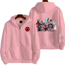 Cartoon Helluva boss Double Sided Zip Hoodie | Gift | Cartoon