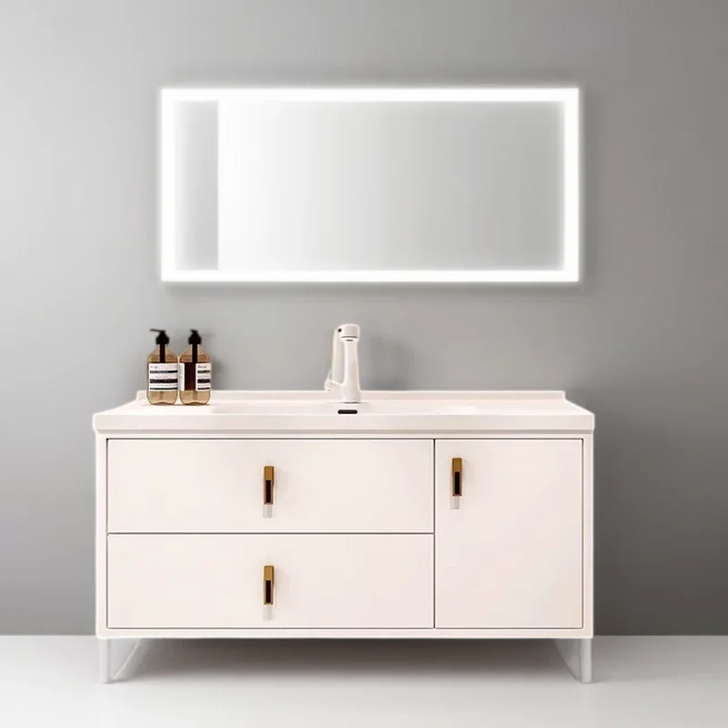 Towel Cabinet Narrow Furniture Sink Base Wall Pharmacy Salon Station Corner Wc Column Bathroom Mirrors Washbasin Medicine Wooden