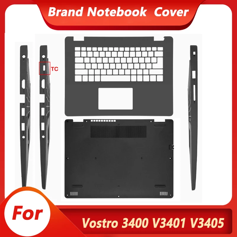Nuevo teclado Original para ordenador portátil Vostro 3400, cubierta superior con reposamanos, funda inferior para Vostro 3400 3401 3405 V3400 de 14,4 pulgadas