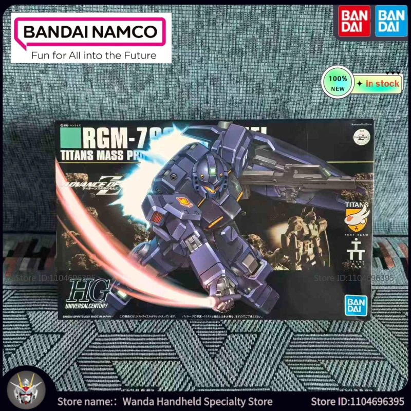 

Brand New in Stock BANDAI Model Toys RGM-79Q Massproduction Original Assembling Mecha Anime Figures Puzzle Holiday Popular Gifts