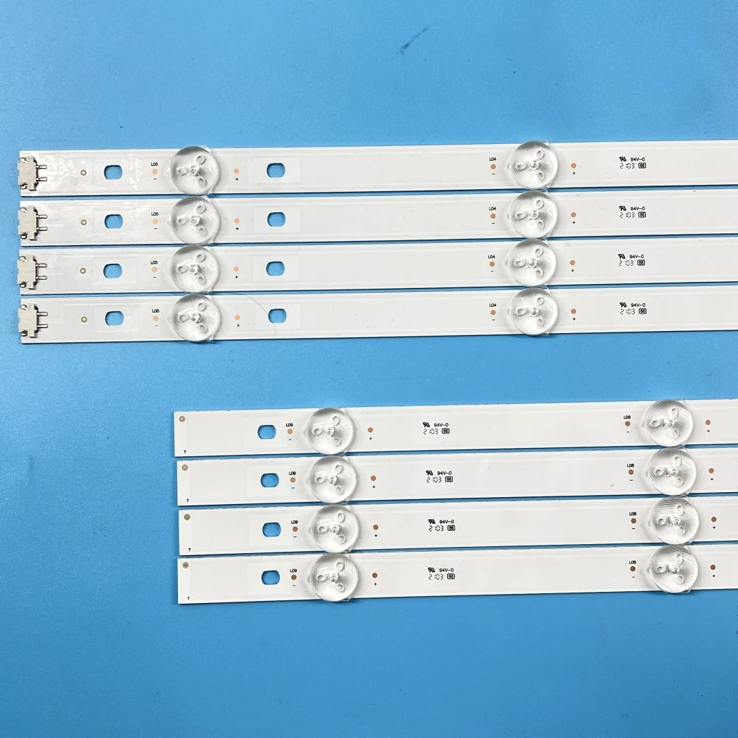 8 шт./комплект, новые светодиодные ленты для подсветки лампы 49UJ635T 49UJ635V 49UJ639V 49UK6090PUA 49UK6200PLA 49UK6200PUA светодиодный