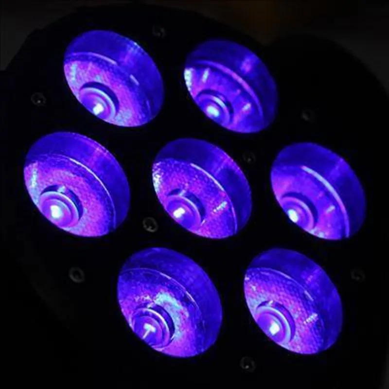 Imagem -04 - Zoom Wash Led Beam Moving Head Luz de Boate Dmx Party Light Disco dj Wedding Stage Effect Light Stage Show Light 7x12w