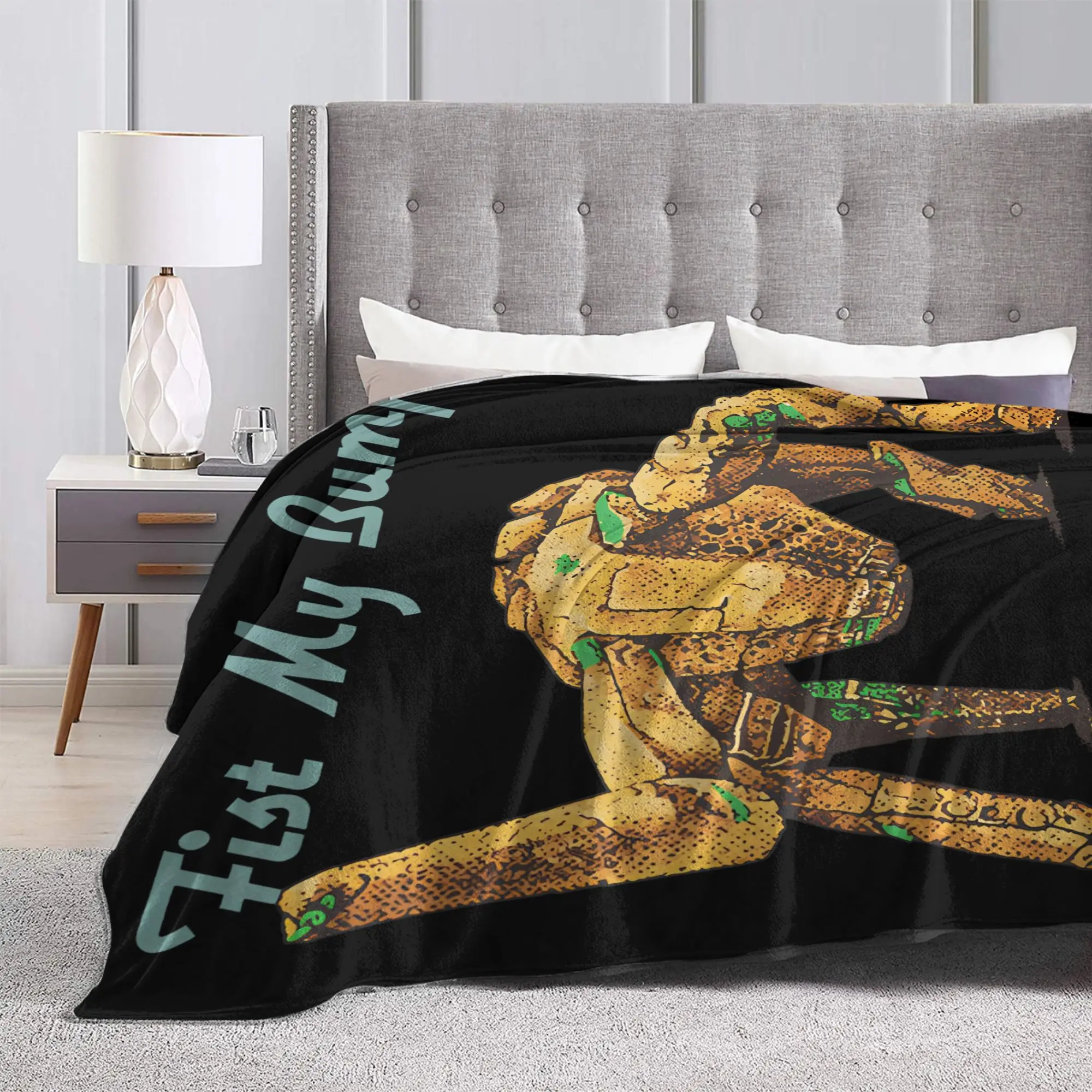 Fist My Bump Rockys Project Hail Mary Knitted Blanket Flannel  Lightweight Throw Blankets for Home Couch Bed Rug