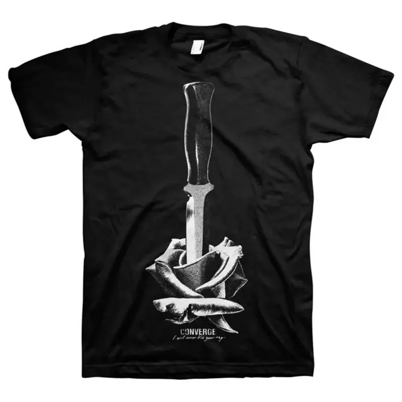 Authentic CONVERGE Branca Knife Slim Fit T Shirt S 2XL NEW