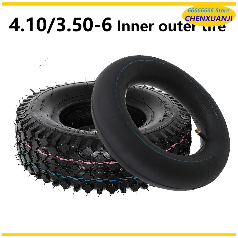 ATV Elderly scooter tire 4.10/3.50-6 inner tire outer tire electric scooter tricycle wheel 3.50-6