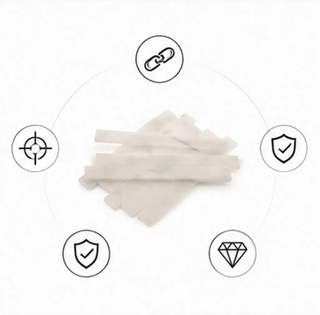 36Pcs Natural Soapstone Pencil Flat Soapstone Marker Refill Welding Chalk for Welder Construction Machinery Fabrication Textile