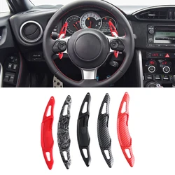 Volante automotivo, Rear Shift Paddle, Equipamento Car Shift, Semi embreagem automática, carbono vermelho, Subaru XV WRX BRZ Toyota 86