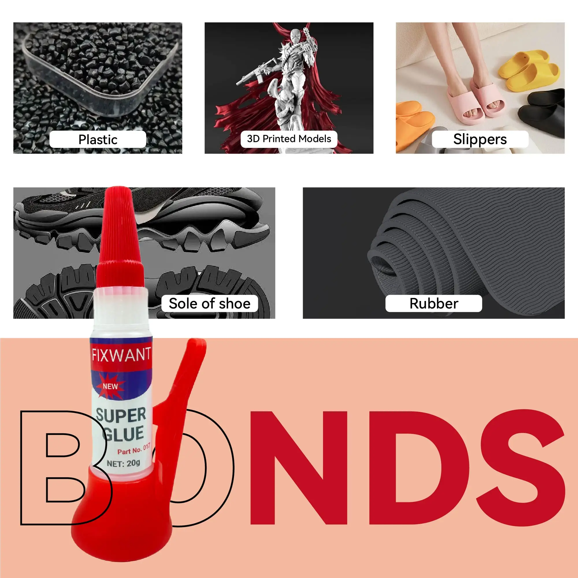 Colla per saldatura - Adesivo super resistente per metallo, plastica, gomma, ceramica, riparazione fai-da-te - Impermeabile e ad alta resistenza 10 g / 35 g