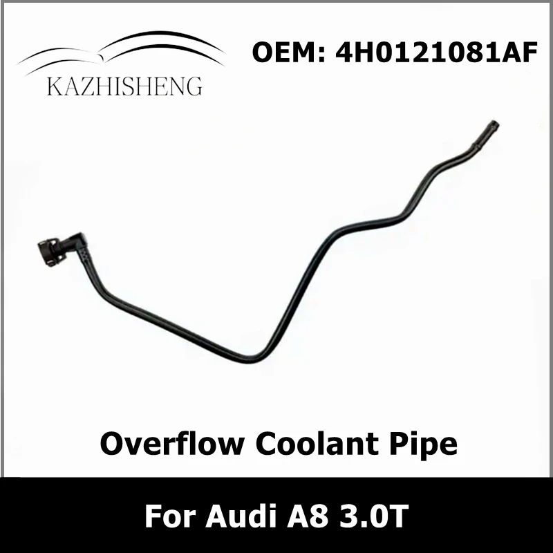 

4H0121081AF Engine Crankcase Breather Hose Radiator Overflow Coolant Pipe for Audi A8 3.0T 11-13