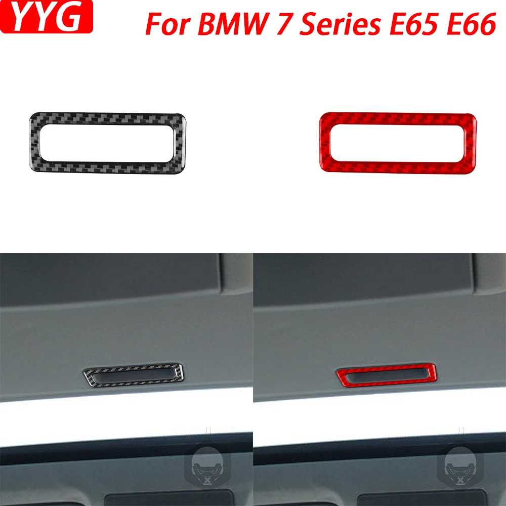 

For BMW 7 Series E65 E66 2002-2008 Carbon Fiber Sunroof Handle Switch Panel Decorative Cover Car Interior Accessories Sticker