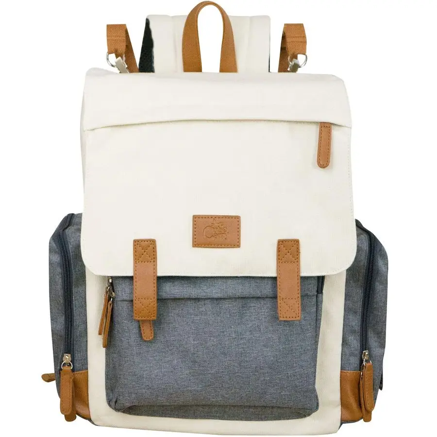 

Carry Diaper Bag Backpack with Baby Pad Insulated Pocket Stroller Straps Wipe Dispenser Padded Shoulder Large Fashion Bags Dad o