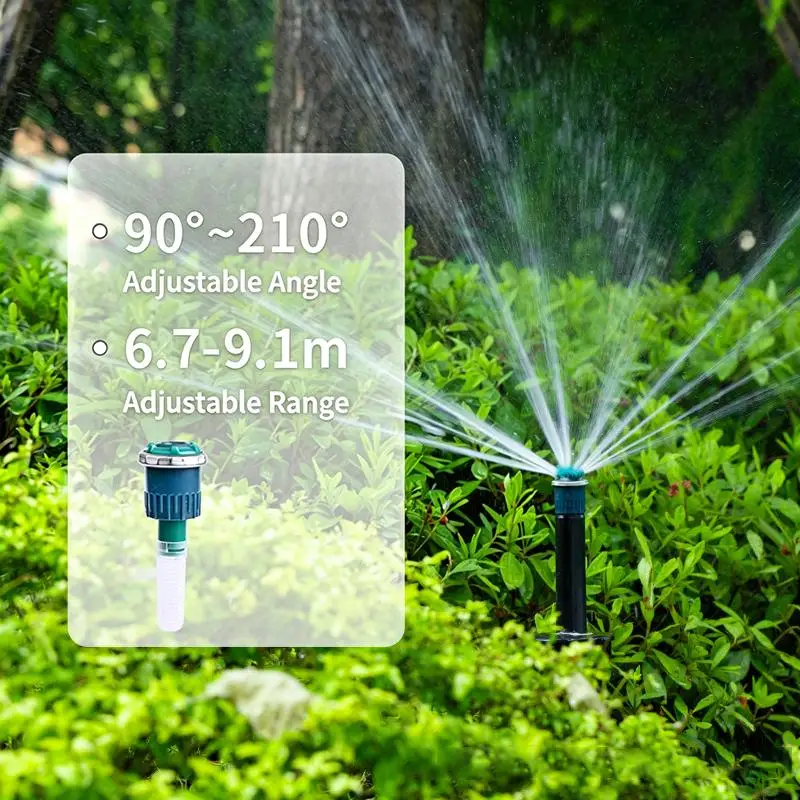 Replacement Scattering Nozzle For Up Sprinkler 90°~210°/360° Adjustable Garden Lawn Irrigation In-ground Sprinkler Fitting