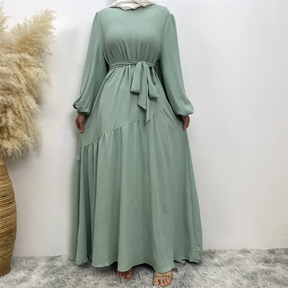 

Ramadan Femme Musulman Abayas for Women Plain Modest Dress 2025 Eid Djellaba Muslim Dubai Kaftan Arabic Robe Turkey Dresses Gown