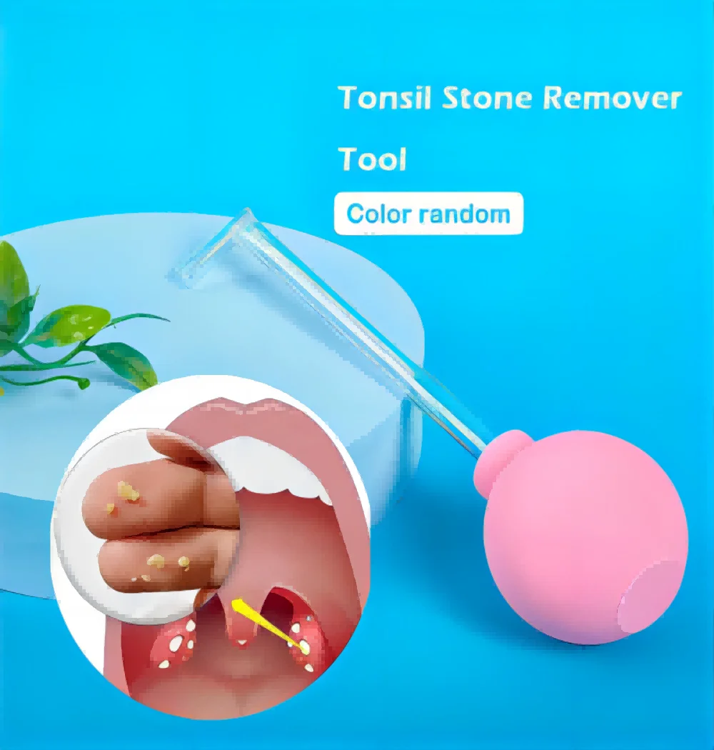 Tonsil Stone Remover Tool Manual Style Mouth Cleaning Care Ear Wax Suction Ball Cleaner Tonsil Stone Remover Tool Manual Style M