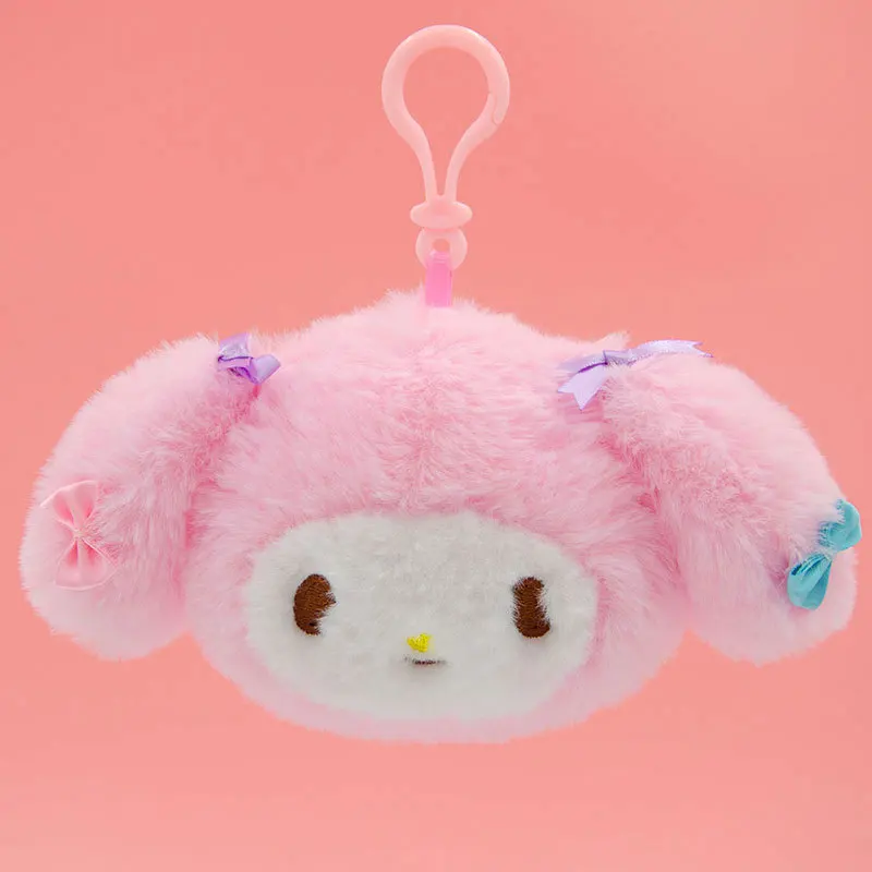 Sanrio Melody Kleiner Anhänger Anhänger Puppe Rucksack Anhänger Plüsch Schlüsselanhänger Puppe Kawaii Plüschtier Mädchen Geburtstagsgeschenk