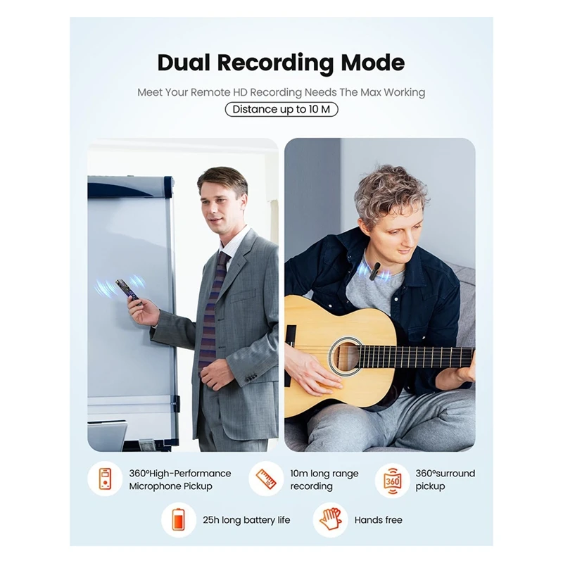 再生付きデジタル音声起動レコーダー、オーディオデバイス、ワイヤレスマイク、ノイズリダクション、FFYY-72GB