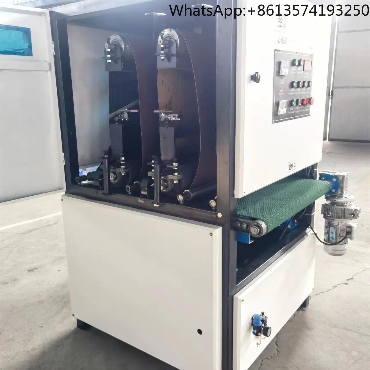 

Small Plane Polishing Machine Burr Grinding Stainless Steel Flat Sander Plane Polishing Machine