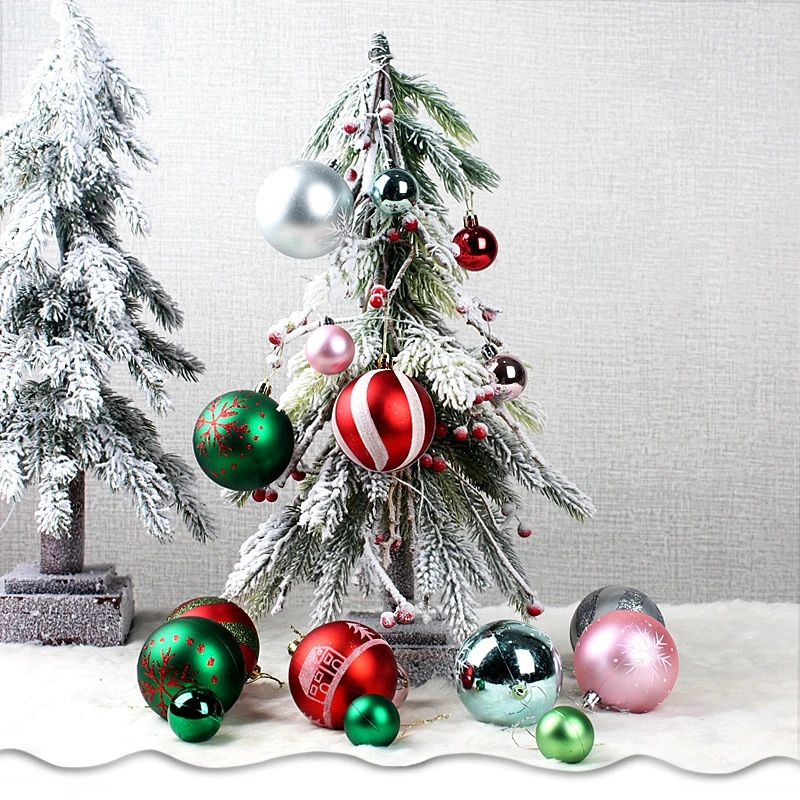44-teiliges Set 3/6CM Frohe Weihnachten Dekorationskugeln Christbaumanhänger für Heimdekoration Neujahr 2026 Navidad Geschenke Zubehör – Detail 20