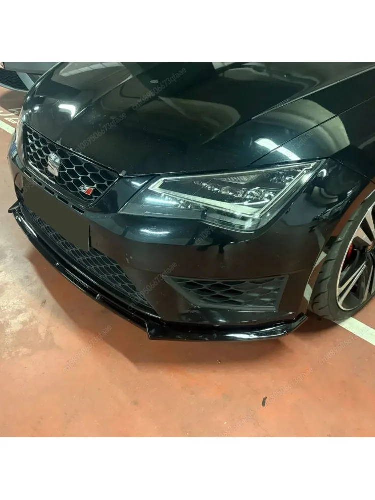Przedni dolny zderzak Spoiler Splitter Dyfuzor Osłona Ochraniacz ABS Tuning Do Seat Leon 3 MK3 5F TDI TSI ST SC 2012-2016 — zdjęcie 2