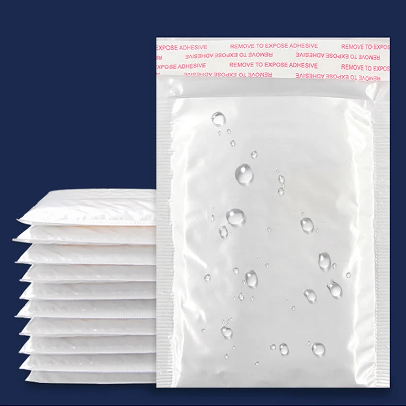 

50 PCS/Lot White Foam Envelope Bags Self Seal Mailers Padded Shipping Envelopes with Bubble Mailing Bag Shipping Packages Bag