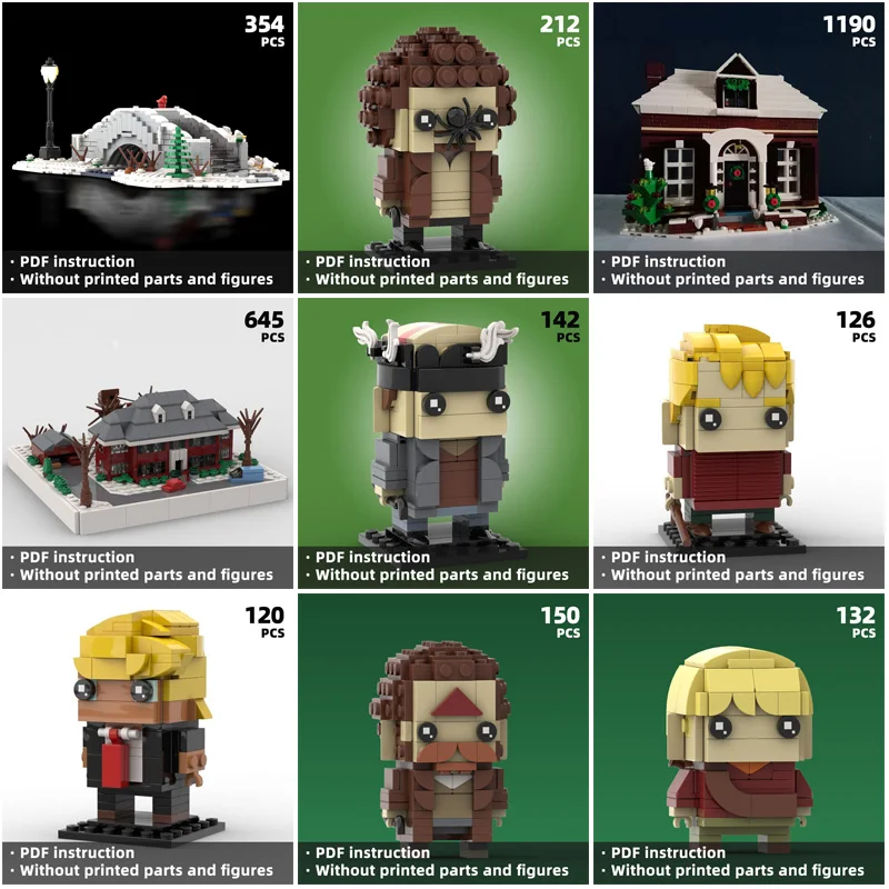 

home movie Classic movie scene human-shaped building block set, suitable for collection by enthusiasts