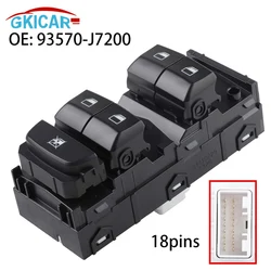93570J7200 93570-J7200 18PINS Power Window Switch Control Button For 2018-2022 Hyundai Kia CEED PROCEED XCEED CD