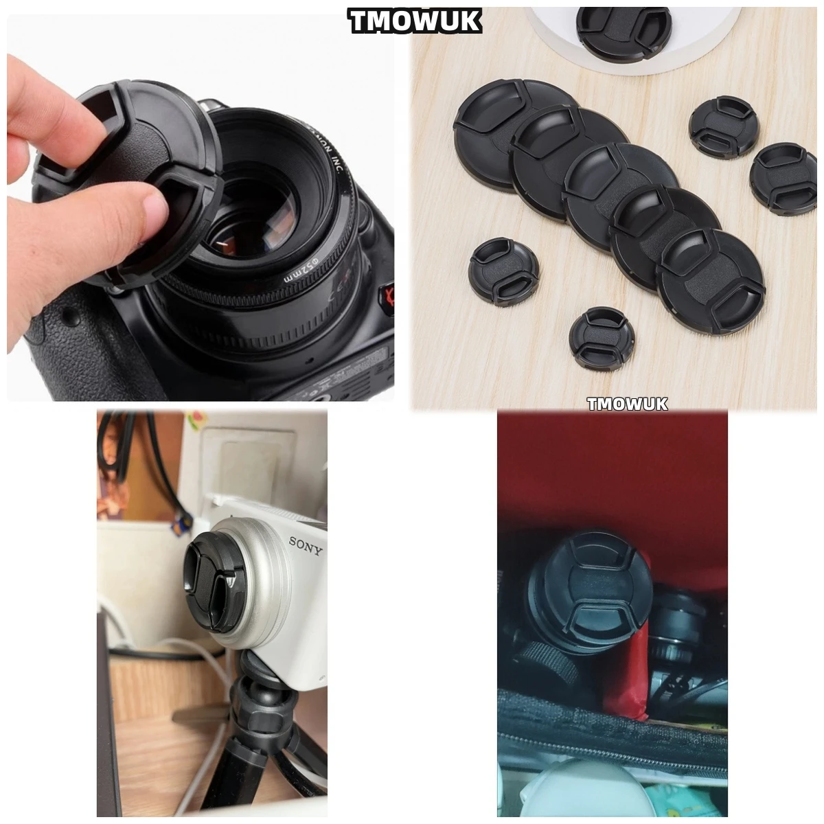

For OLYMPUS PEN E-PM12345678910 E-M1 510 OM E-20P Camera Lens Cap Protective Cover Center Pinch Snap-on 49mm 52 55 58 62 67 72