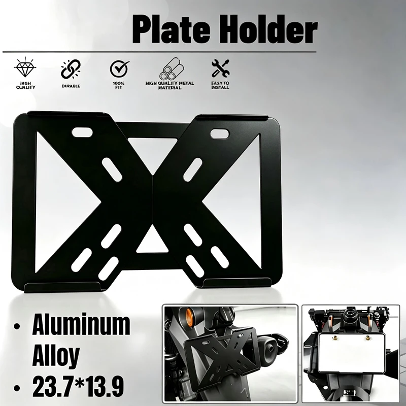 1Pcs Universal License Plate Holder High Quality Thickened Anti-rust Car License Plate Frame for Philippines Car Upgrade
