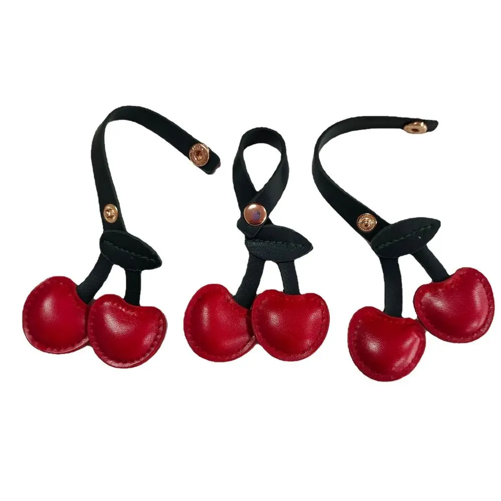 

Peach Heart Cherry Key Chain Decoration Keychain Love Cherry Pendant DIY Craft Accessories Jewelry Bag Pendant