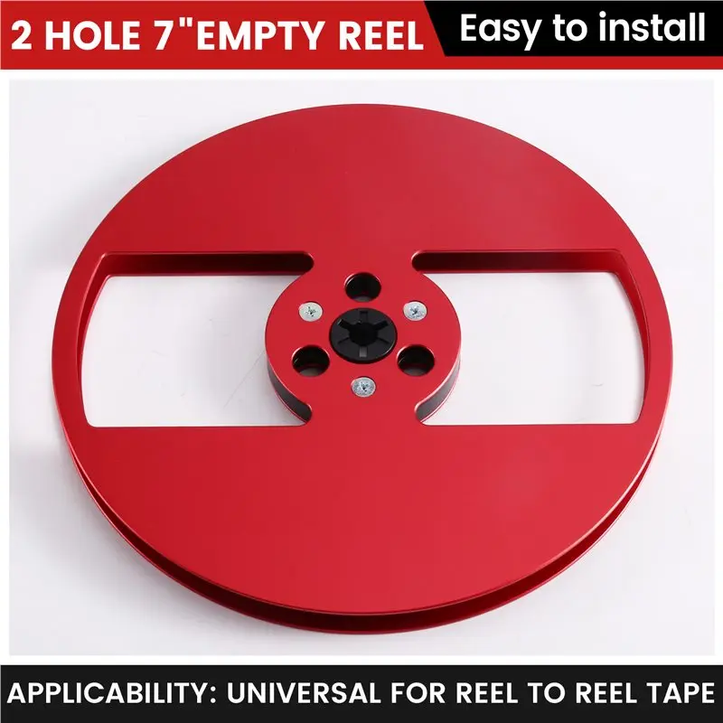 [B24B!】 High Hardness Empty Reel 2 Hole Opening 1/4