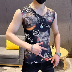Tank Top Men's Fleece Brand Designer Y2k V neck Warm Underwear Tight Outdoor Gym Slimming Marcel Sleeveless T Shirt