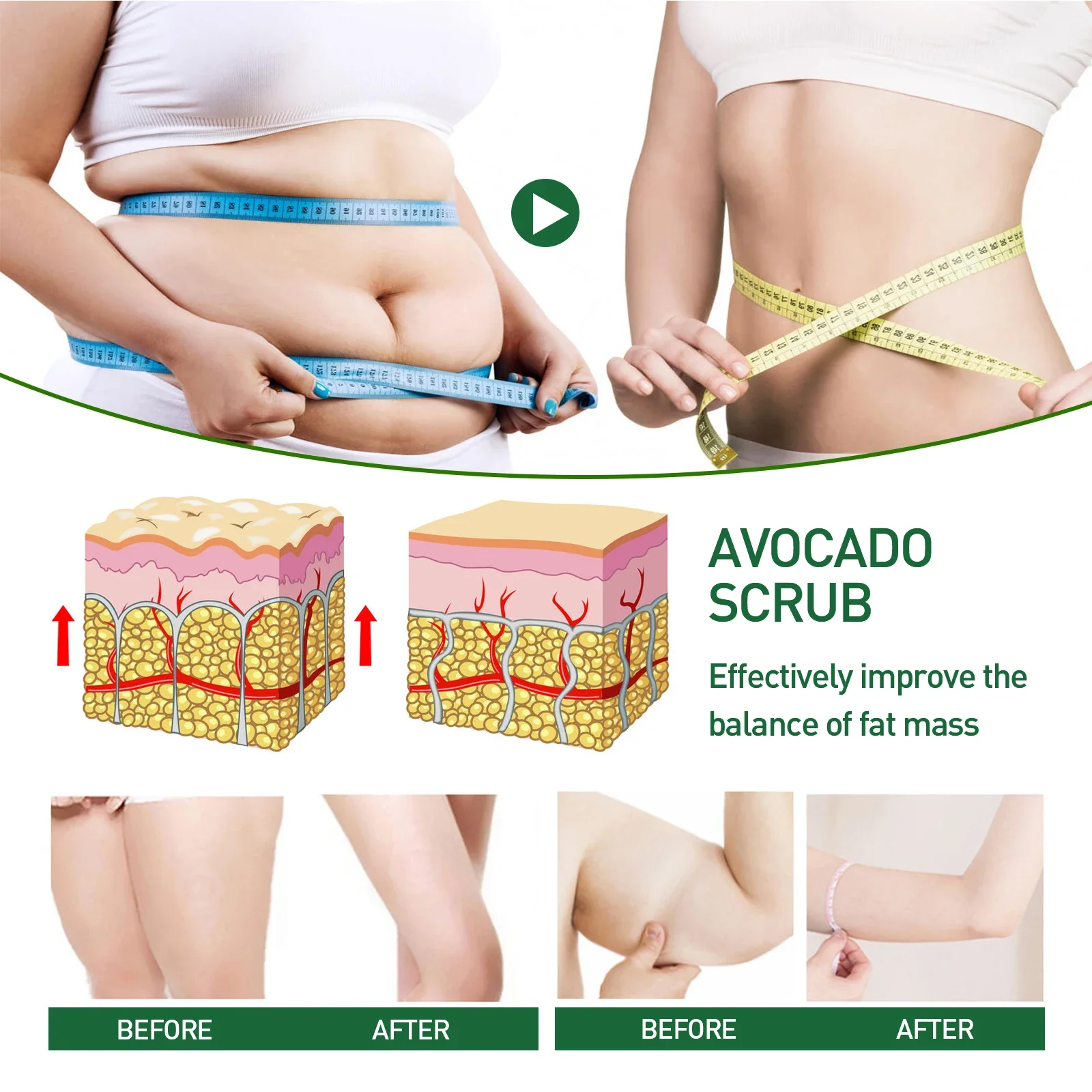 Avocado Schlankheit creme Gewichts verlust Cremes Gesundheit Fat burner Gewichts verlust Abnehmen Produkte Abnehmen Peeling Gewichts verlust Produkte