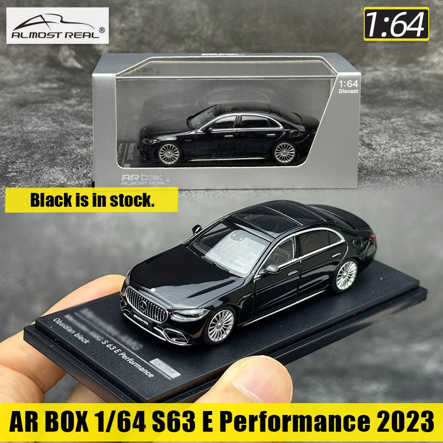 

Almost Real AR BOX diecast model 1/64 S63 E Performance 2023 car model static Ornament Holiday Gift collection