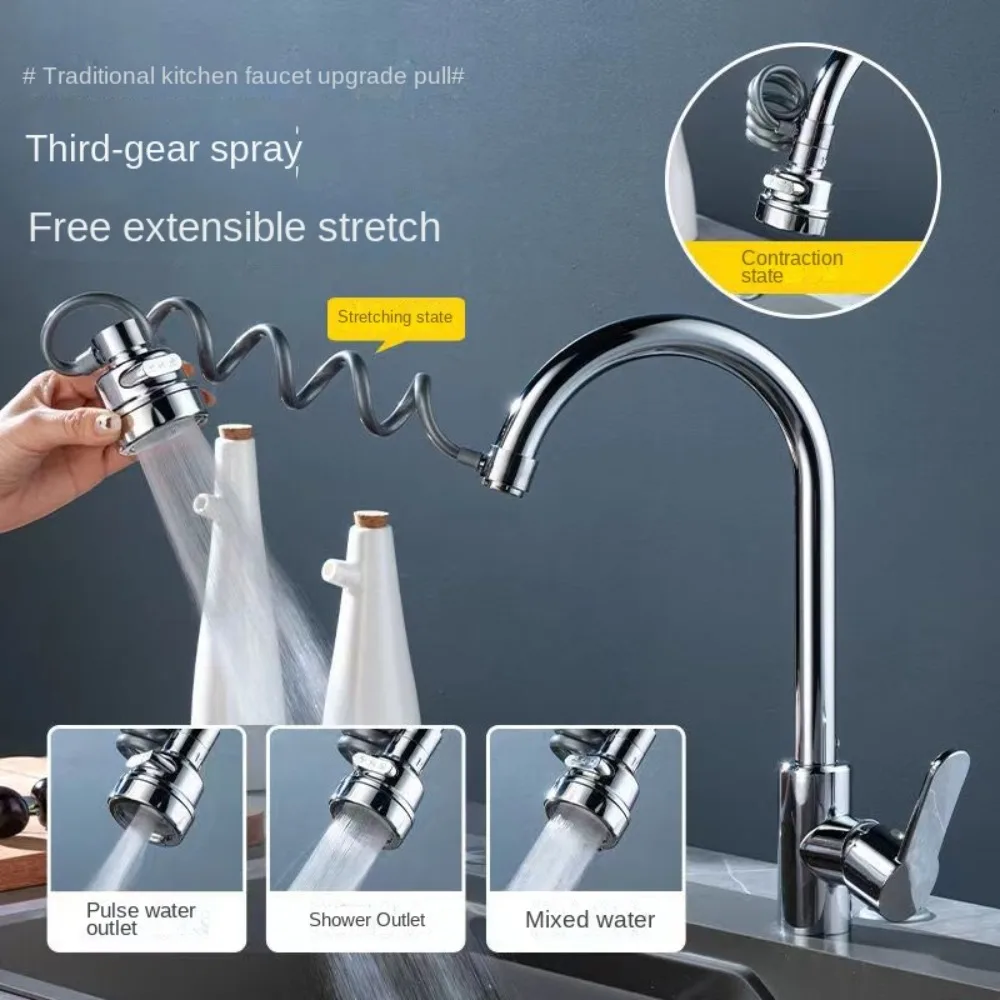 New Anti-Splash Faucet Adapter Adjustable Bath Purifier Faucet Water Filter Extenders Sink Faucet Nozzle Kitchen